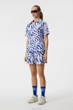 Elin Printed Shirt Purple Painted Zebra Women J.Lindeberg Clothing 66XF1381 - Image 2