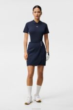 Elina Polo Navy Women J.Lindeberg Clothing 66XF1455 - Image 2