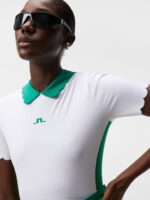 Elina Polo White Women J.Lindeberg Clothing 66XF1454 - Image 3