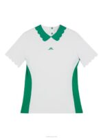 Elina Polo White Women J.Lindeberg Clothing 66XF1454 - Image 5