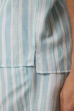 Elio Painted Stripe Shirt Dream Blue Men J.Lindeberg Clothing 66XF1165 - Image 4