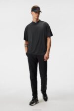 Ellott Bonded Fleece Pant Black Men J.Lindeberg Clothing 66XF388 - Image 2