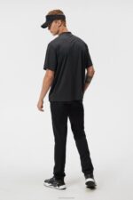 Ellott Bonded Fleece Pant Black Men J.Lindeberg Clothing 66XF388