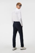 Ellott Bonded Fleece Pant Navy Men J.Lindeberg Clothing 66XF389 - Image 2