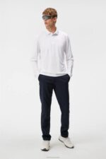 Ellott Bonded Fleece Pant Navy Men J.Lindeberg Clothing 66XF389 - Image 3
