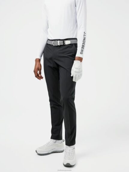 Ellott Golf Pant Black Men J.Lindeberg Clothing 66XF496
