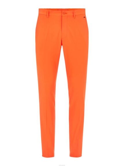 Ellott Golf Pant Lava Orange Men J.Lindeberg Clothing 66XF2264