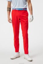 Ellott Pant Fiery Red Men J.Lindeberg Clothing 66XF374