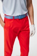 Ellott Pant Fiery Red Men J.Lindeberg Clothing 66XF374 - Image 4