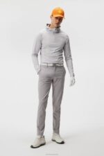 Ellott Pant Light Grey Melange Men J.Lindeberg Clothing 66XF431 - Image 2