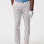 Ellott Print Pant Little Boy Blue Diamond Men J.Lindeberg Clothing 66XF370