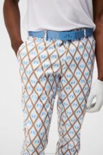 Ellott Print Pant Little Boy Blue Diamond Men J.Lindeberg Clothing 66XF370 - Image 4
