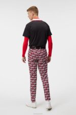 Ellott Print Pant Micro Bridge Cherry Men J.Lindeberg Clothing 66XF371 - Image 2