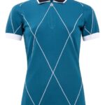 Elma Golf Knit Polo Moroccan Blue Women J.Lindeberg Clothing 66XF2593