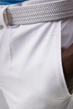 Elof Pant White Men J.Lindeberg Clothing 66XF364 - Image 4