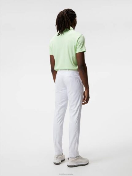 Elof Pant White Men J.Lindeberg Clothing 66XF427