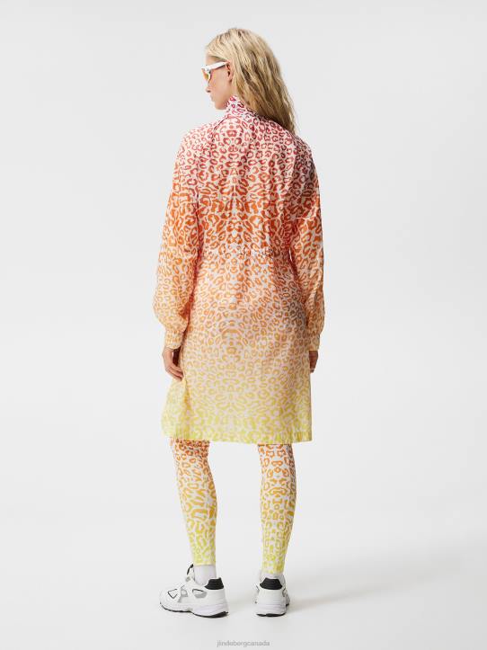 Eloise Delia Parka Leo Reflect Sunset Women J.Lindeberg Clothing 66XF1926 - Image 2