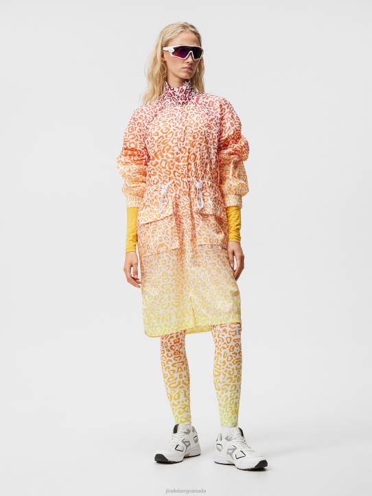 Eloise Delia Parka Leo Reflect Sunset Women J.Lindeberg Clothing 66XF1926 - Image 3