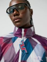 Eloise Golf Jacket Argyle Women J.Lindeberg Clothing 66XF2860 - Image 3
