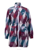Eloise Golf Jacket Argyle Women J.Lindeberg Clothing 66XF2860 - Image 5