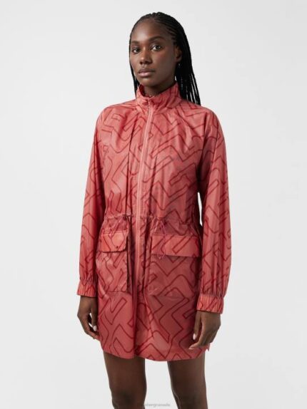 Eloise Golf Jacket Faded Rose Bridge Monogram Women J.Lindeberg Clothing 66XF2866