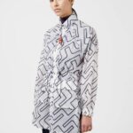 Eloise Golf Jacket Navy Bridge Monogram Women J.Lindeberg Clothing 66XF2867