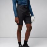 Eloy Print Shorts Black Bridge Monogram Men J.Lindeberg Clothing 66XF2182