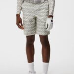 Eloy Print Shorts Micro Bridge Grey Men J.Lindeberg Clothing 66XF380