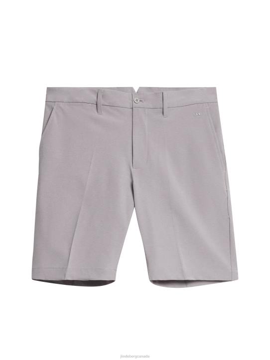 Eloy Shorts Light Grey Melange Men J.Lindeberg Clothing 66XF358 - Image 5