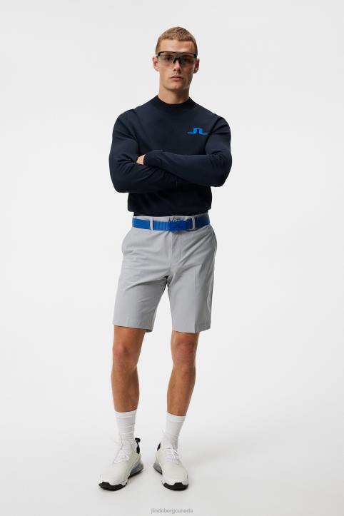 Eloy Shorts Light Grey Melange Men J.Lindeberg Clothing 66XF485 - Image 2