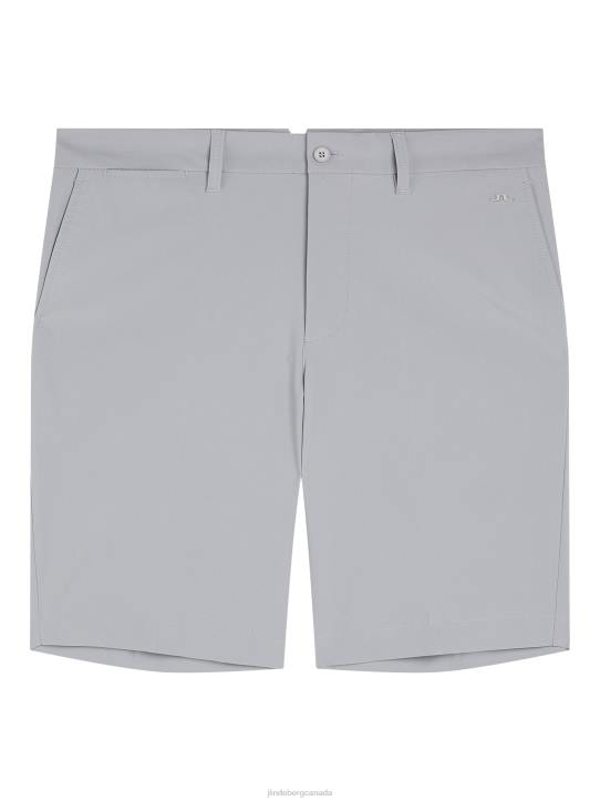 Eloy Shorts Light Grey Melange Men J.Lindeberg Clothing 66XF485 - Image 4