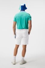 Eloy Shorts White Men J.Lindeberg Clothing 66XF407