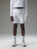 Eloy Shorts White Men J.Lindeberg Clothing 66XF488
