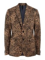 Elton Flock Leopard Blazer Chipmunk Men J.Lindeberg Clothing 66XF2547 - Image 5