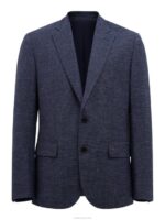 Elton Two-Tone Blazer Blue Indigo Men J.Lindeberg Clothing 66XF2563 - Image 4