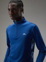 Emanuel Mid Layer Navy Peony Men J.Lindeberg Clothing 66XF663 - Image 2