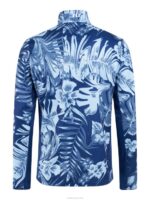 Emanuel Print Mid Layer Hibiscus Blue Men J.Lindeberg Clothing 66XF662 - Image 5