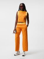 Emmie Knitted Pant Orange Diamond Logo Women J.Lindeberg Clothing 66XF1725 - Image 3