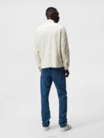 Errol Linen Workwear Overshirt Turtledove Men J.Lindeberg Clothing 66XF1192 - Image 2