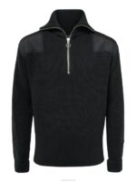 Ethan Chunky Sweater Black Men J.Lindeberg Clothing 66XF2292 - Image 5
