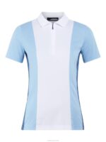 Evelina Polo Airy Blue Women J.Lindeberg Clothing 66XF1544 - Image 4