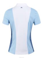 Evelina Polo Airy Blue Women J.Lindeberg Clothing 66XF1544 - Image 5