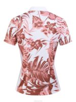 Evelina Print Polo Hibiscus Pink Women J.Lindeberg Clothing 66XF1543 - Image 5