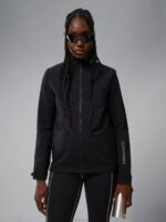 Everly Rain Jacket Black Women J.Lindeberg Clothing 66XF2841