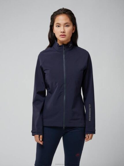 Everly Rain Jacket Navy Women J.Lindeberg Clothing 66XF2842