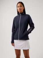 Evertine Golf Jacket Navy Women J.Lindeberg Clothing 66XF2872