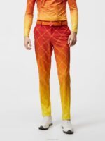 Fade Print Pant Sunset Fade Logo Men J.Lindeberg Clothing 66XF450