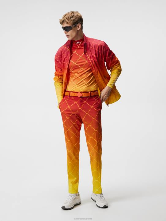 Fade Print Pant Sunset Fade Logo Men J.Lindeberg Clothing 66XF450 - Image 3