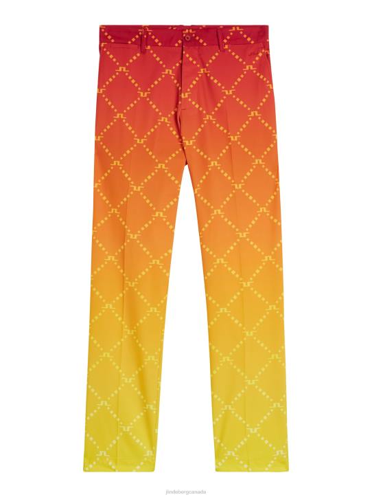 Fade Print Pant Sunset Fade Logo Men J.Lindeberg Clothing 66XF450 - Image 5