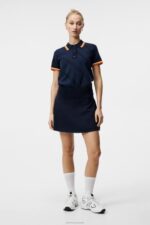 Feline Knitted Shirt Navy Women J.Lindeberg Clothing 66XF1840 - Image 3